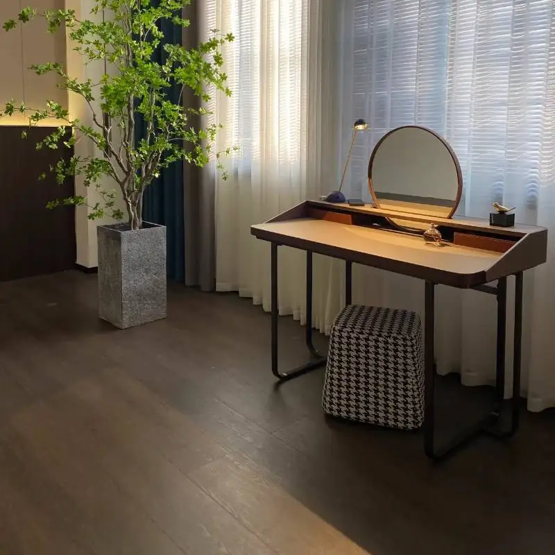 

Modern Storage Dresser Drawers Aesthetic Desings Kawaii Mirror Dressing Table Makeup White Coiffeuse De Chambre Home Furniture