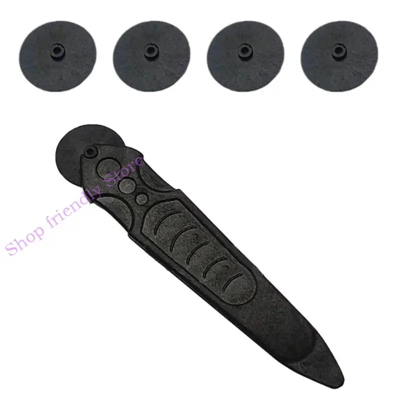 594A For Phone Split Frame Tablet Mobile Repair Screen Separation Removal Rod Roller Lever Wheel Opening Tool Nonslip Handle