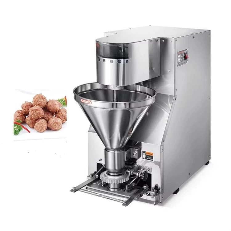 Electric automatic motor meatball fish ball forming machine is used for meat production