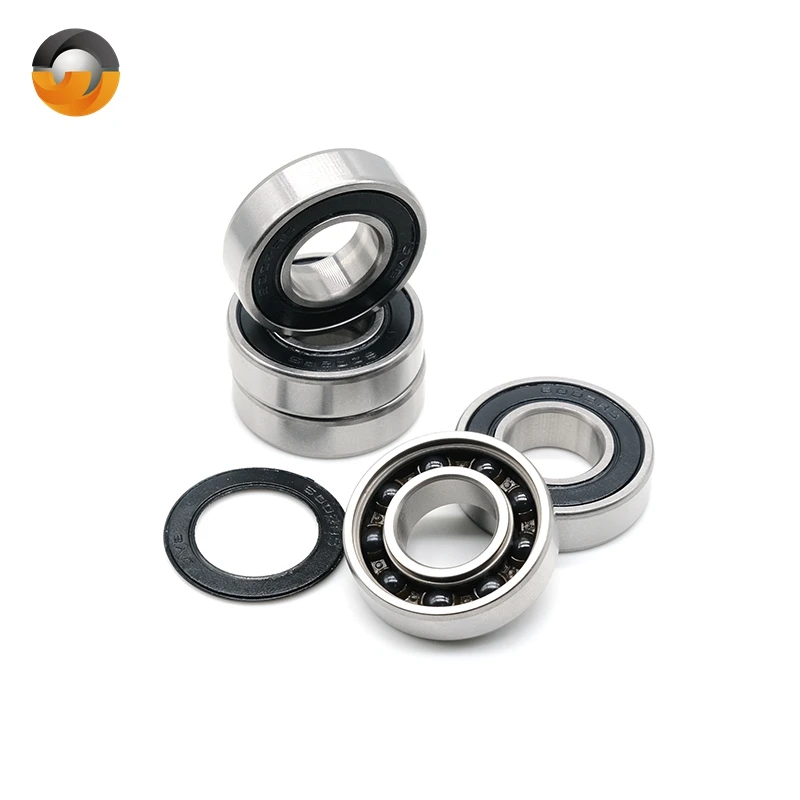 2PCS 6003 Hybrid Ceramic Bearing 17x35x10 mm ABEC-7  Bicycle Bottom Brackets & Spares 6003RS Si3N4 Ball Bearings Rodamientos