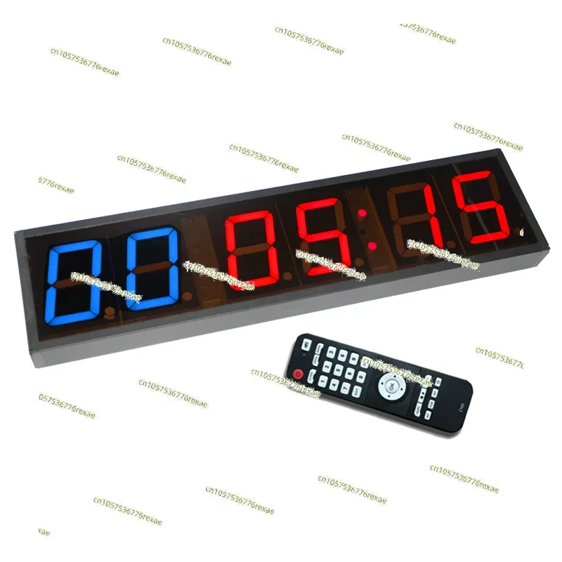 CHEETIE 4 inch 5  GYM Countup, Interval, countdown clock and timer, Stopwatch, Digit Crossfit timer