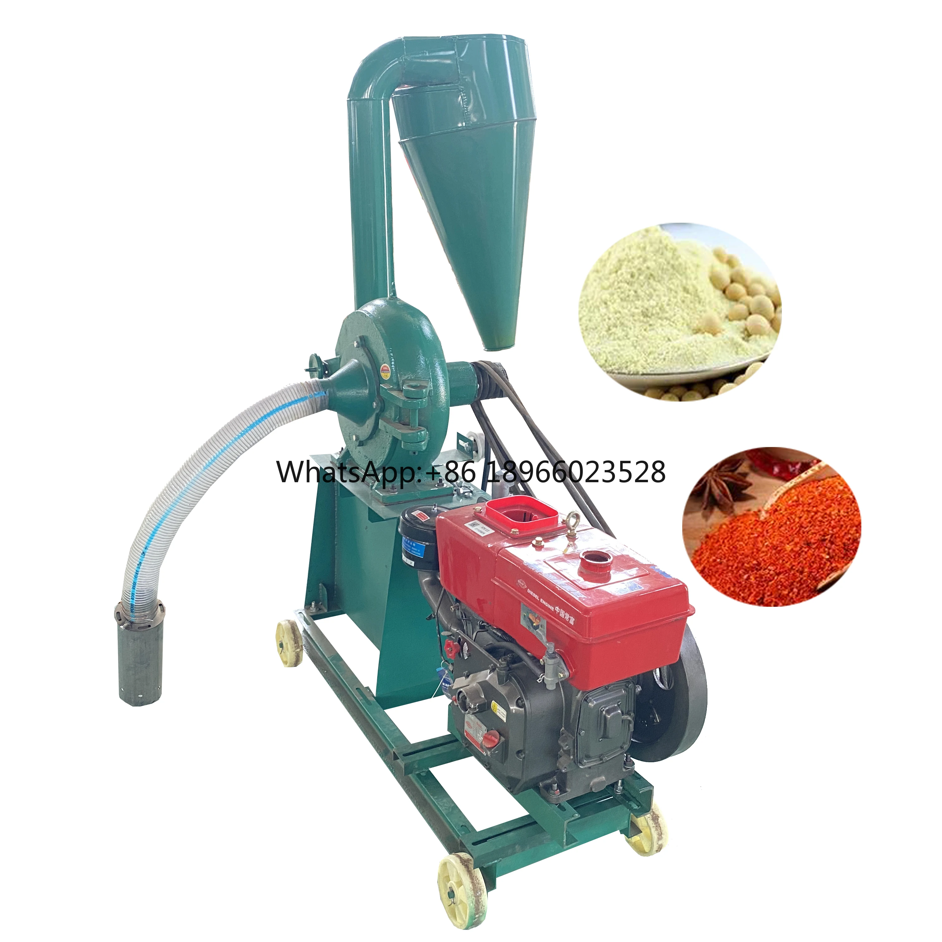 Self-priming  Dried Herbs Grinder Farm Corn Grinding Machine