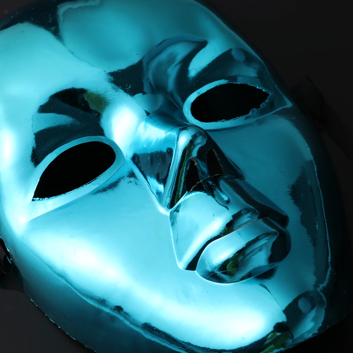 

Electroplated Mask Shiny Masquerade Masks for Halloween Party Props Full Face Masquerade Masks Costume Accessories