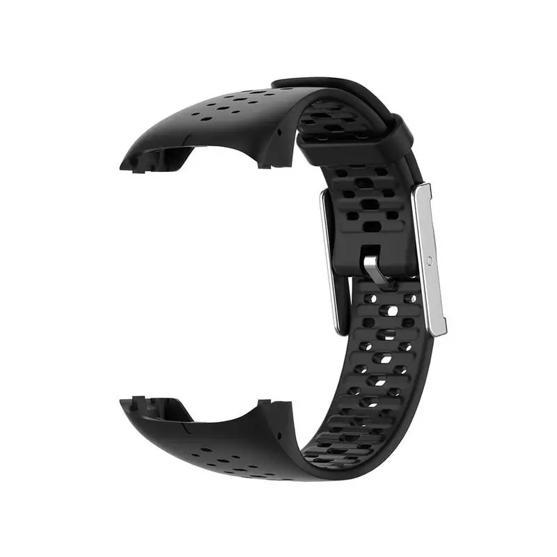 Silicone Watch Band Breathable Replacement Wrist Band Strap With Tools For Polar M400 M430 GPS Running Smart Sports Watch