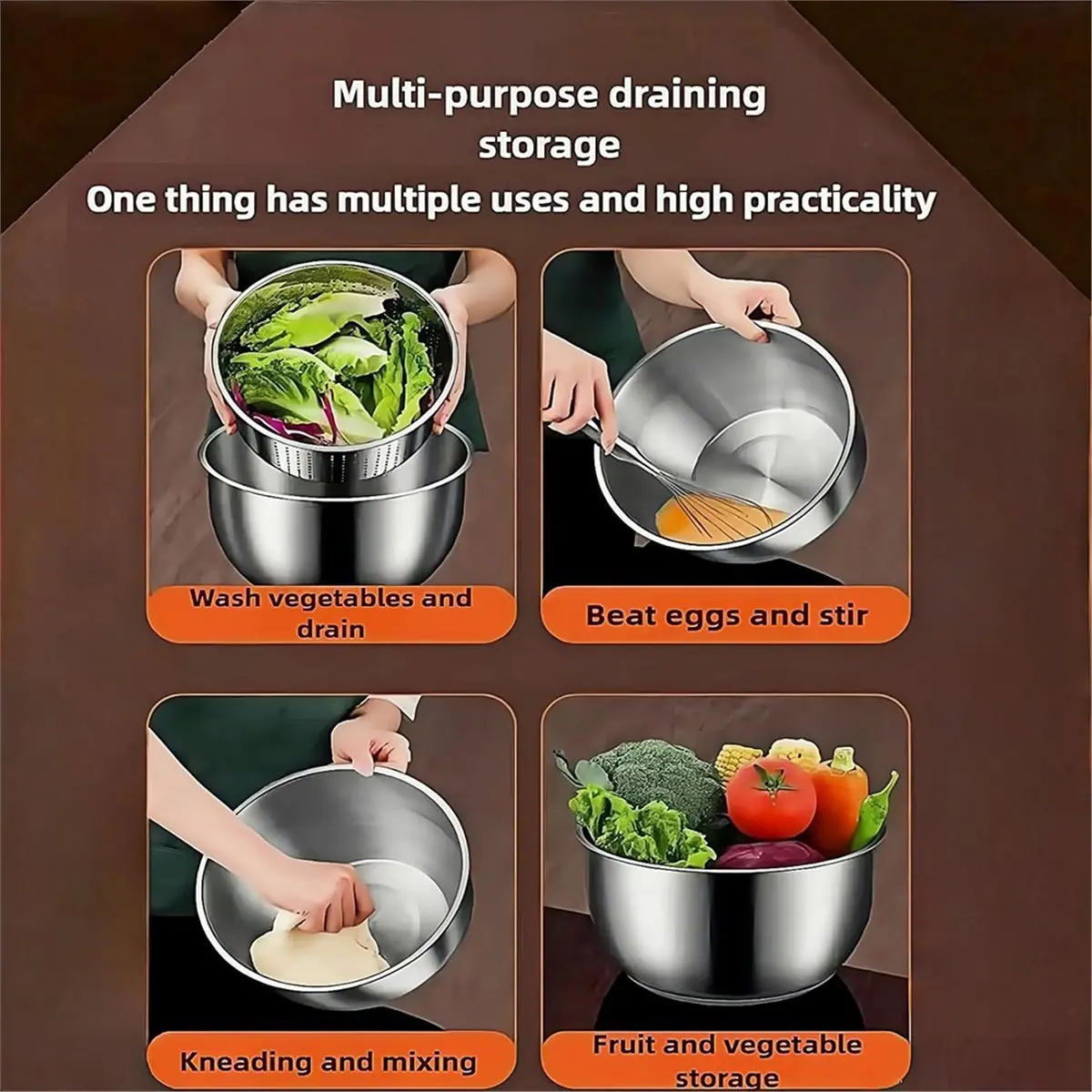 

Спиннер для салата из нержавеющей стали, Спиннер для стручи, Мойка для фруктов, Спиннер для быстрого вращения для домашних овощей и макарон