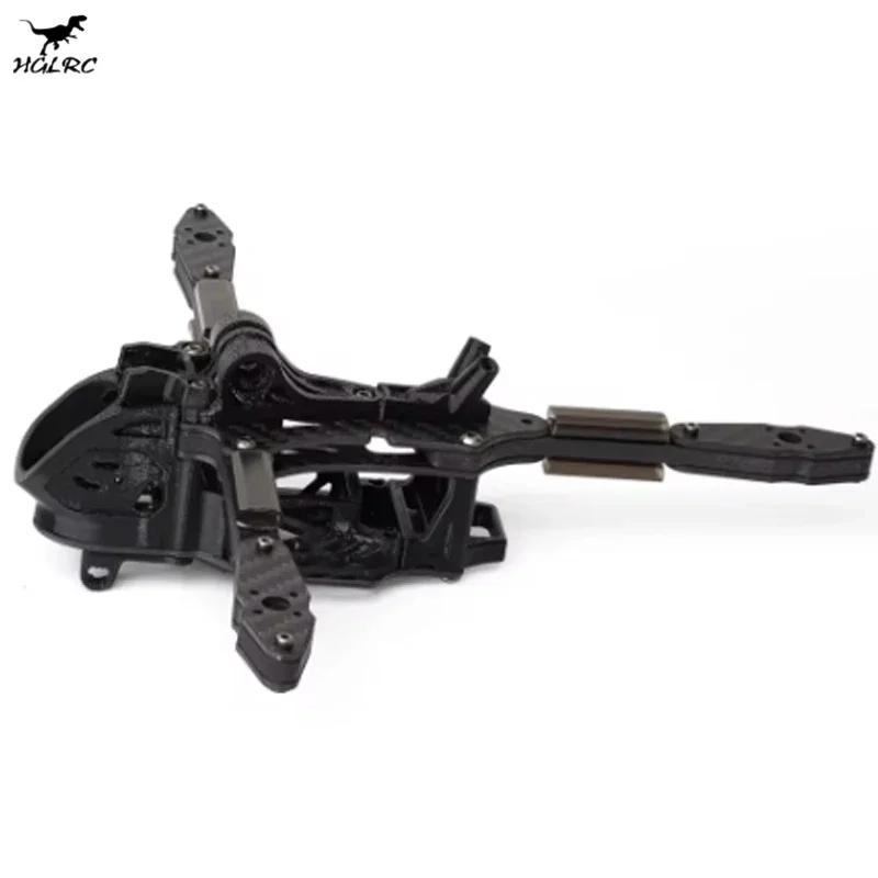 HGLRC Rekon Y6 5-inch framekit Y-type lange uithoudingsvermogen 3K koolstofvezel compatibel analoog/O3/O4/maanlichtkit VTX