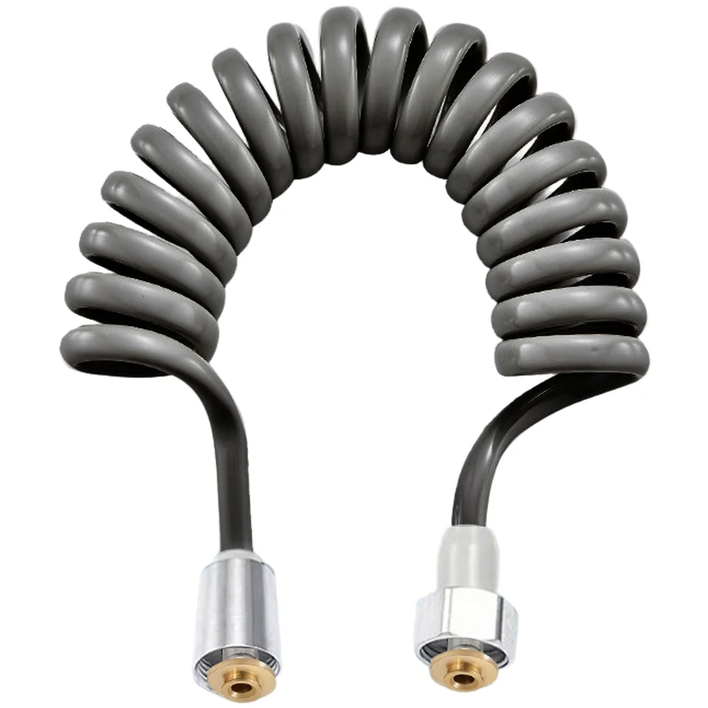 

1 шт., выдвижной душевой шланг с высоким расходом, телескопическая пружинная труба для унитаза, биде, шланг для распыления, пружинная трубка, аксессуары для биде