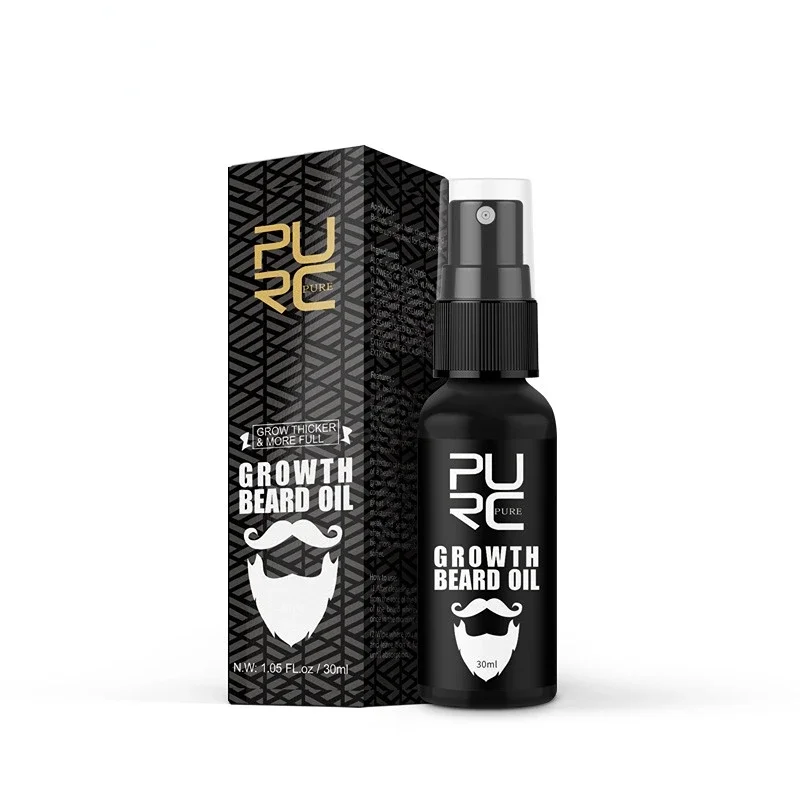 Men Beard Growth Oil Accelerate Facial Hair Thicker Grow Beard Grooming Products Nourishing Enhancer Beard Care زيت نمو اللحية