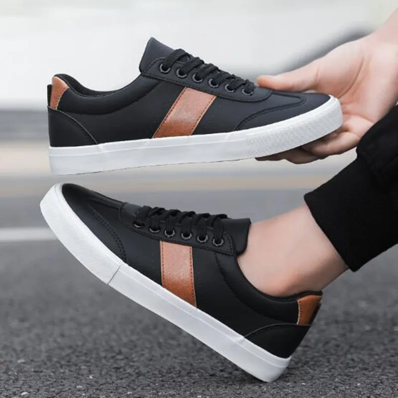 Fashion Sneakers Men Autumn Board Shoes Men's Casual Shoes 2026 Breathable Student Casual Shoe Low Cut Color Blocked Men's Shoes