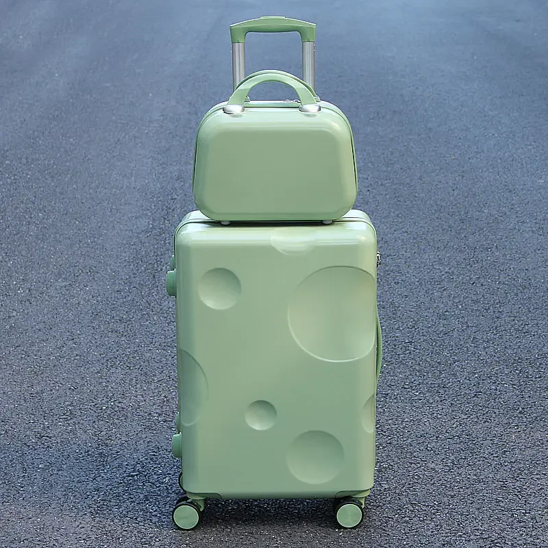 Estojo de bagagem de viagem de 20/22/24/26/28 polegadas, mala de viagem feminina com rodas, bolsa pequena de 20 polegadas, conjunto de bagagem de