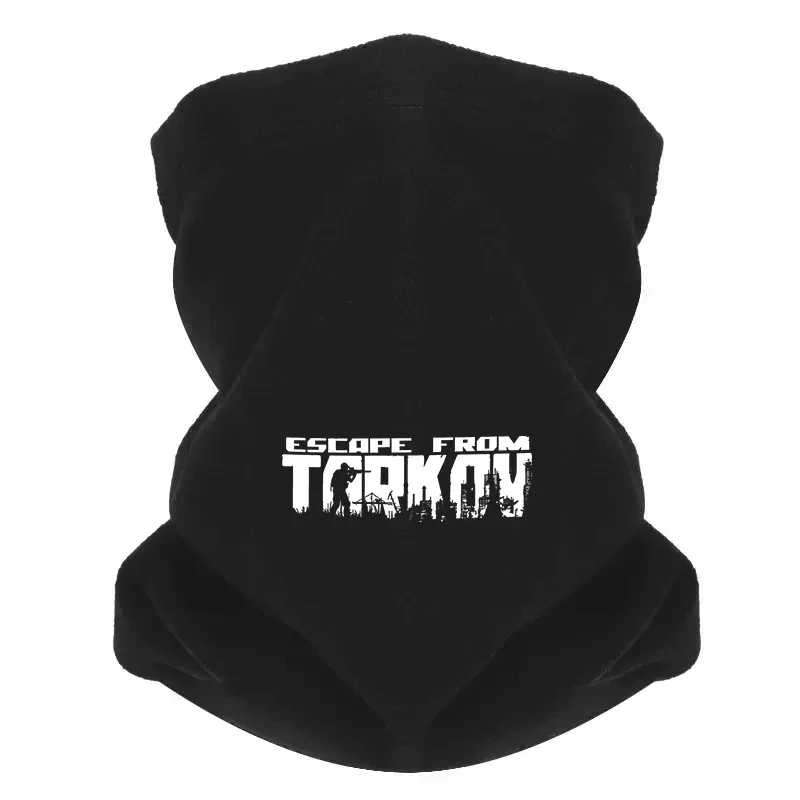 Man holding gun city scene black white Men Outdoor Scarf Mask Neck Gaiter Hat Women cap Headgear Windproof Keep Warm Winter Mult