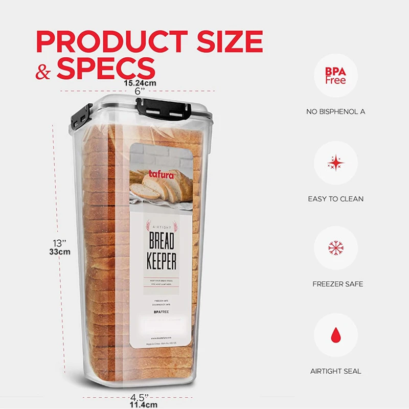 Bread Preservation Box Bread And Toast Storage Box Kitchen Supplies Practical Bread Storage Distribution Box Sealed Jar