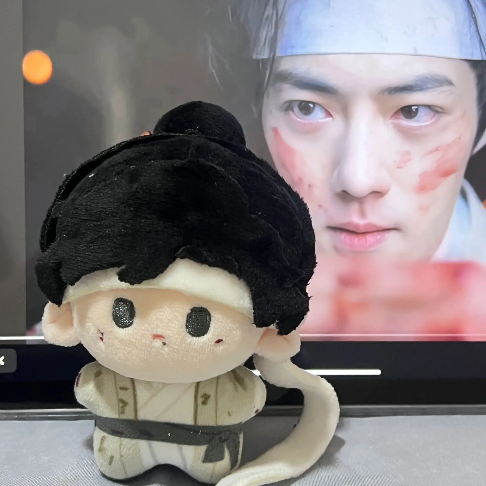 الأصلي Zanghai Zhuan Xiaohai Xiaozhan سمة 10 سنتيمتر دمية القطن المطبوعة لطيف دمية أفخم دمية #1