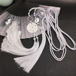 2025 hanfu palace ancient style waist jade ornament weaving taoist robe tassel waist pendant robe ancient clothing accessories