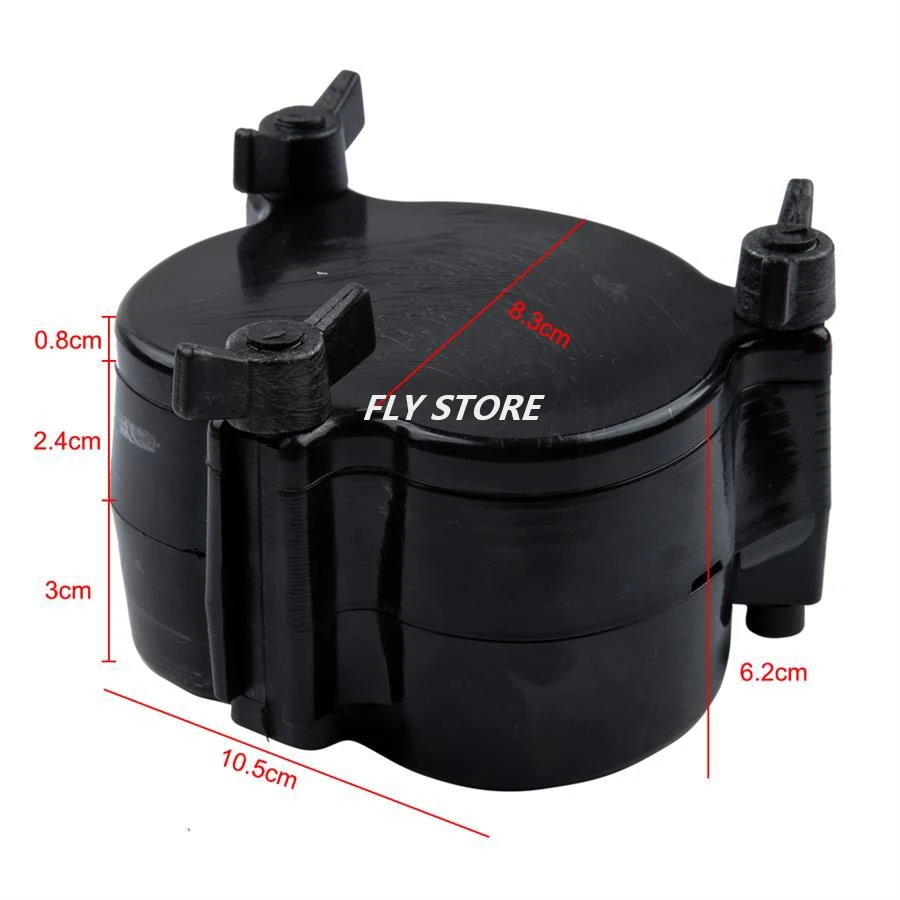 1pcs New Polycarbon Denture Flask Dental Lab Black Press Compress Compressor Equipment Parts