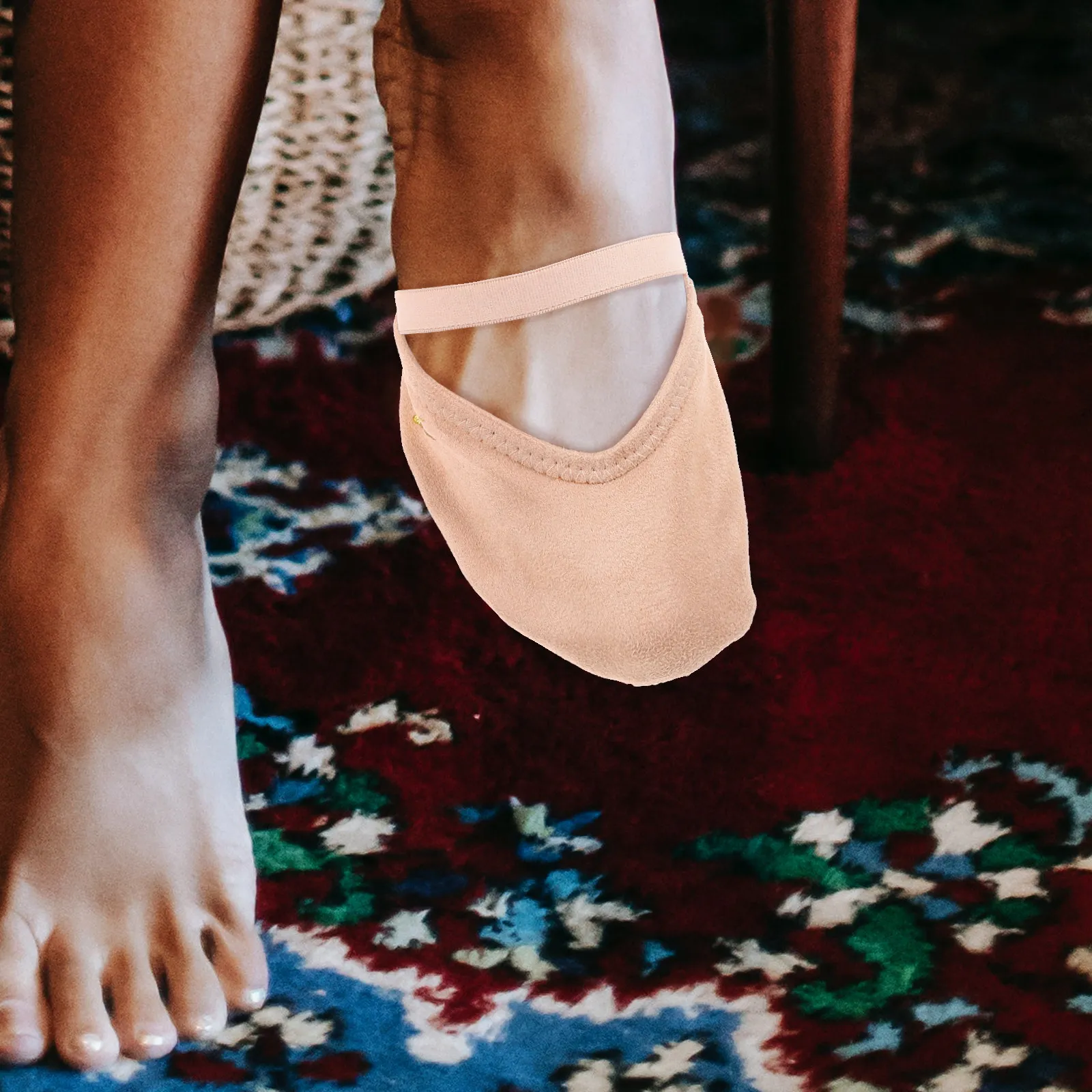 1 Par de Protectores de Dedos para Ballet, Almohadillas Suaves y Transpirables para Zapatos de Punta, Fundas para Dedos para Bailarines, Protección para los Pies