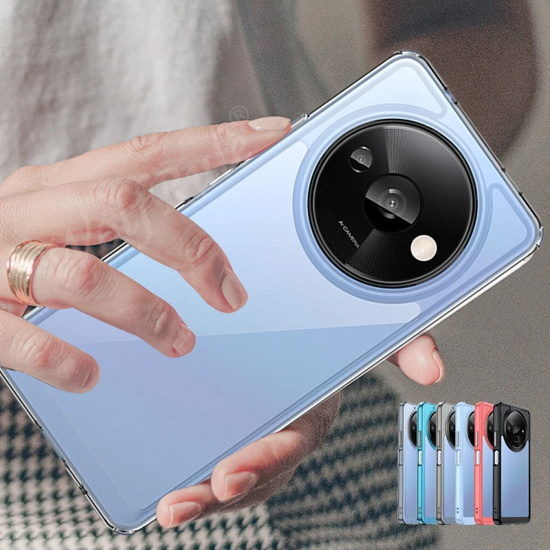 

For Redmi A3X Case Cover Redmi A3X Capas New Shockproof Phone Bumper Back Colour Transparent Clear For Fundas Xiaomi Redmi A3X