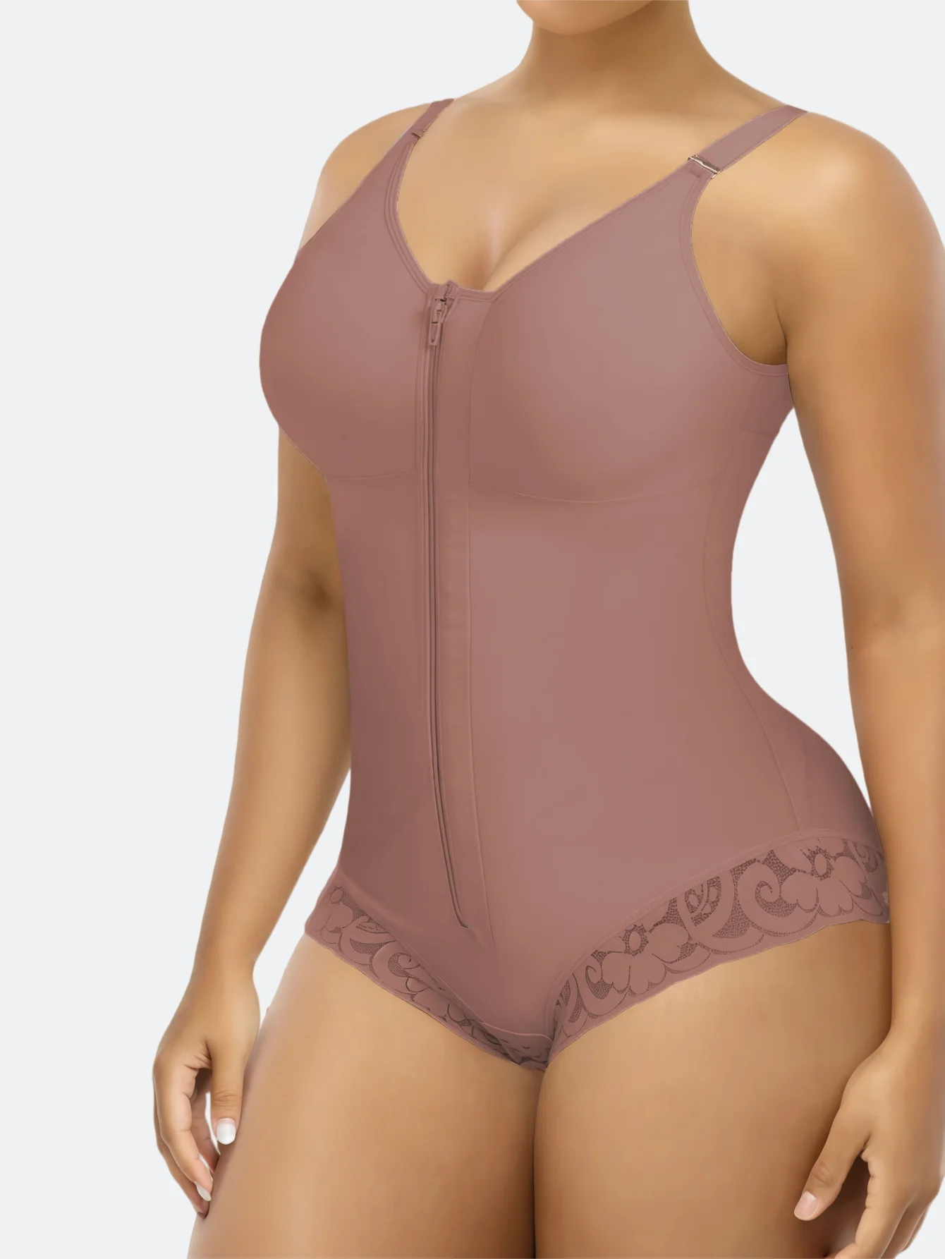 1pc Shapewear Double Compression Tummy Control Body Shaper Postpartum Butt Lifter Compression Garment image 5