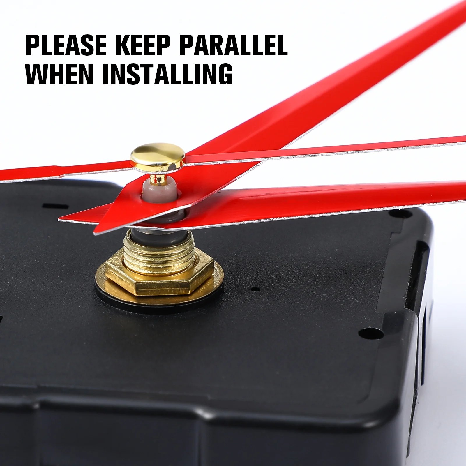 10 set Kit Mute Mechanism Mute Hands Replacement Mechanism Pointers Pointers Set Replacement Parts For Clock Clock Hands