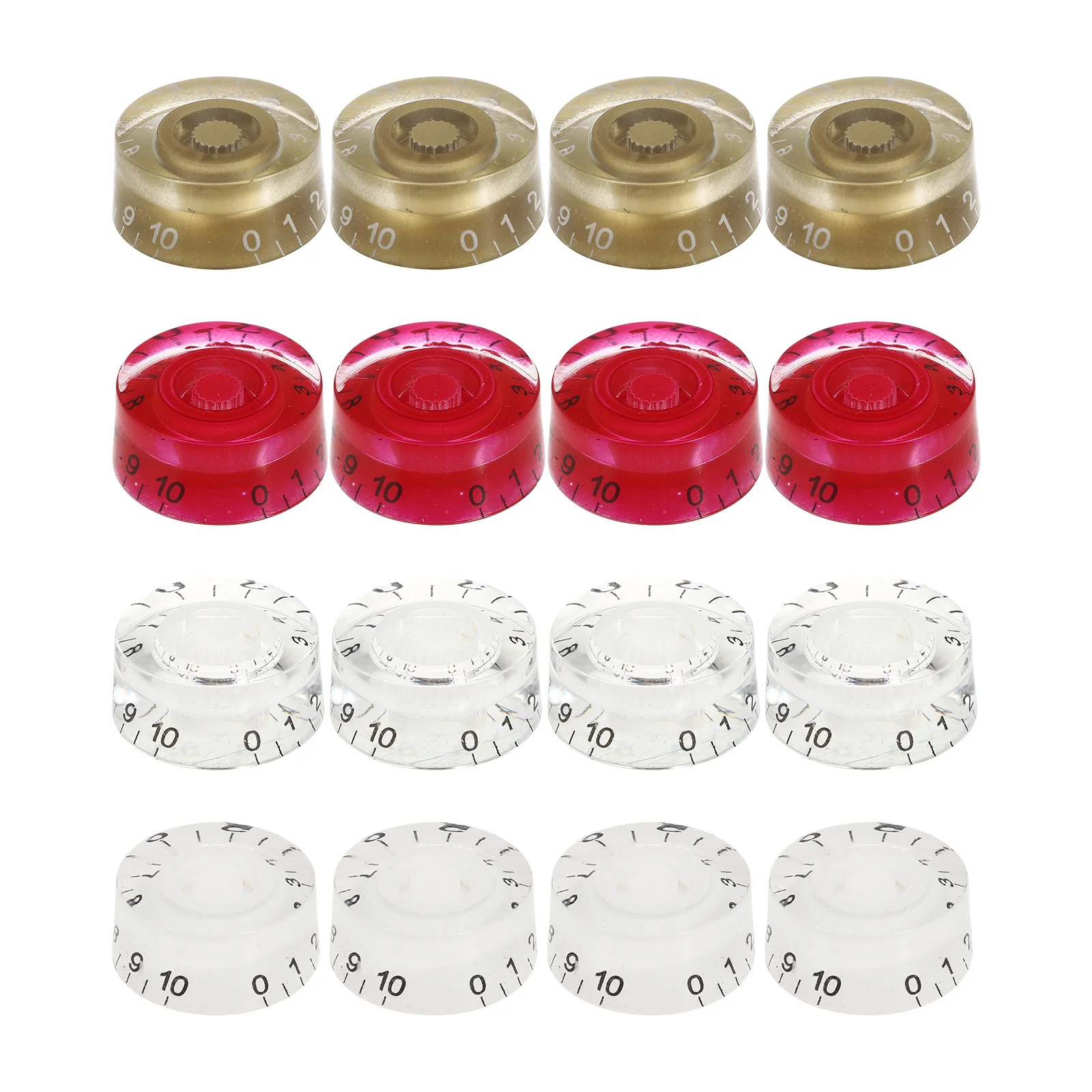 

16 Pcs Electric Guitar Knob Cap Potentiometer Caps Practical Instrument Accessories Volume Amplifier