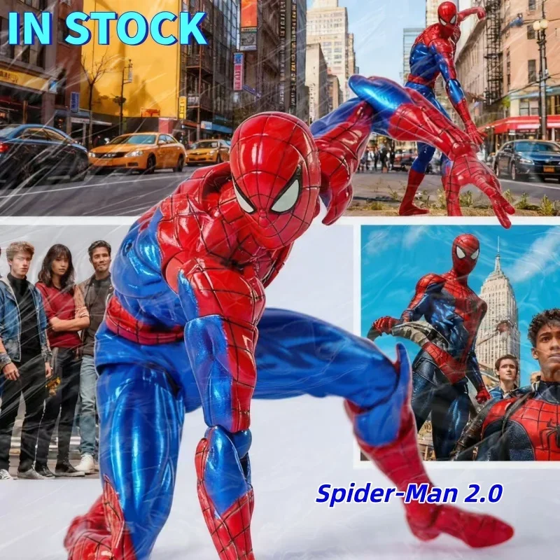 

Exclusive Hot Item New CT Toys Spider-Man 2.0 Action Figure Agent Venom Amazing Yamaguchi Mafex Style Anime Model In Stock