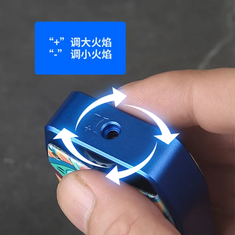 HONEST New Style Windproof Straight-through Windproof Inflatable Lighter Metal Double Torch High Power Cigar Lighter Men's Gift