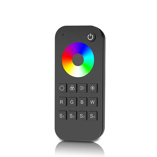 1/4/8 Zones Touch Wheel 2.4G RF Dimming/ Color Temperature  CCT/RGB/RGBW/RGB+CCT Remote Controller Apply to Skydance Receiver