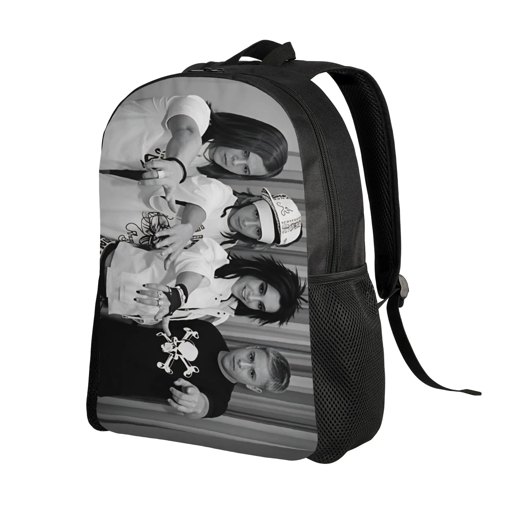 Tokio Hotel Bill Tom Kaulitz  Backpack  Outdoor Backpacks Women Casual High School Bags Designer Pattern Rucksack