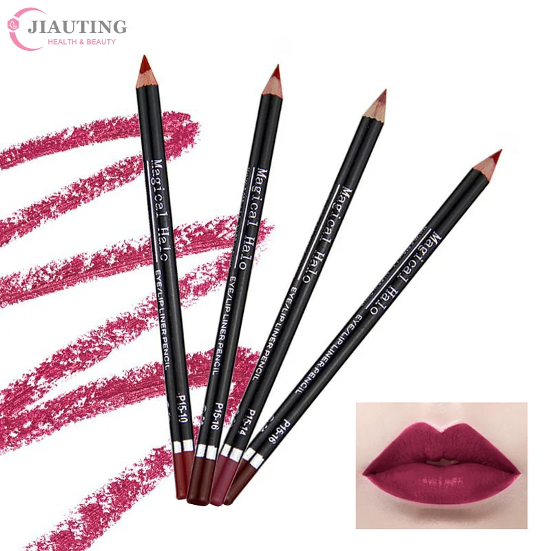 Professional Long-Lasting Matte Lip Liner Perfect Outline Filling Plumping Lip Makeup Lipliner Waterproof Smooth Lipstick Pencil