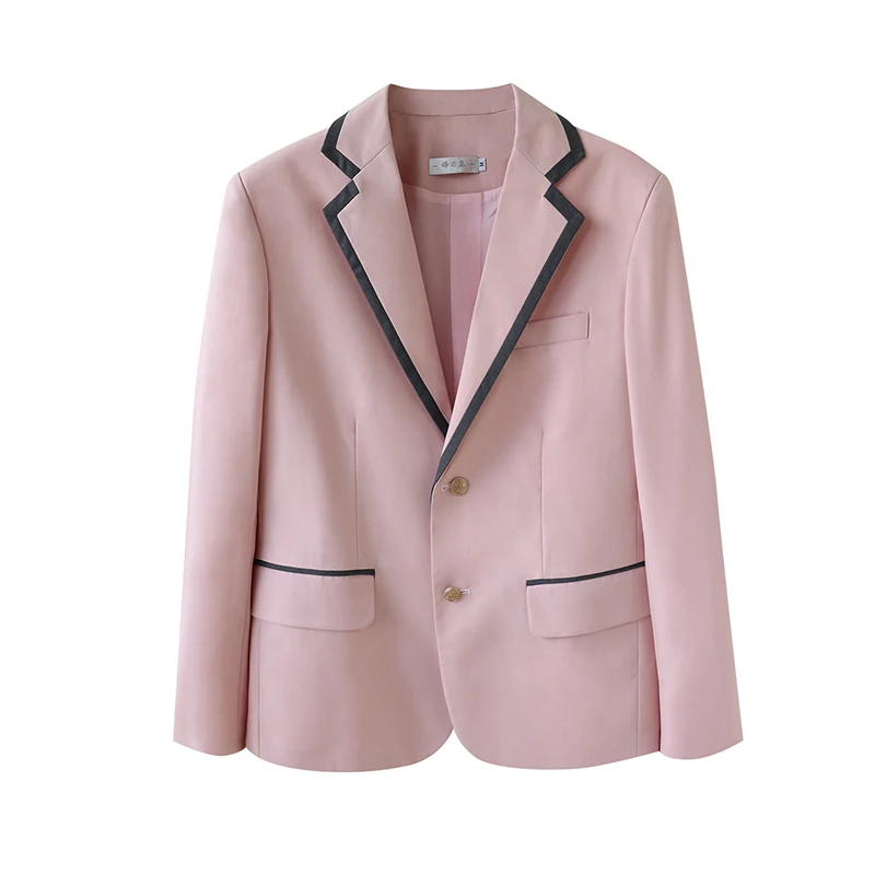 Shui mu nian hua men's pink suit