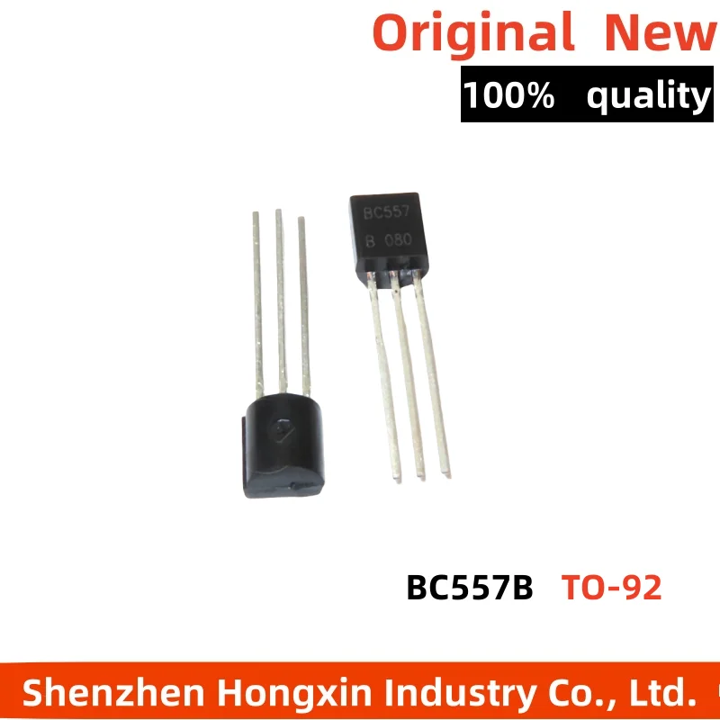 

100 pieces of low-power transistor BC557B BC557 PNP transistor directly inserted into TO-92