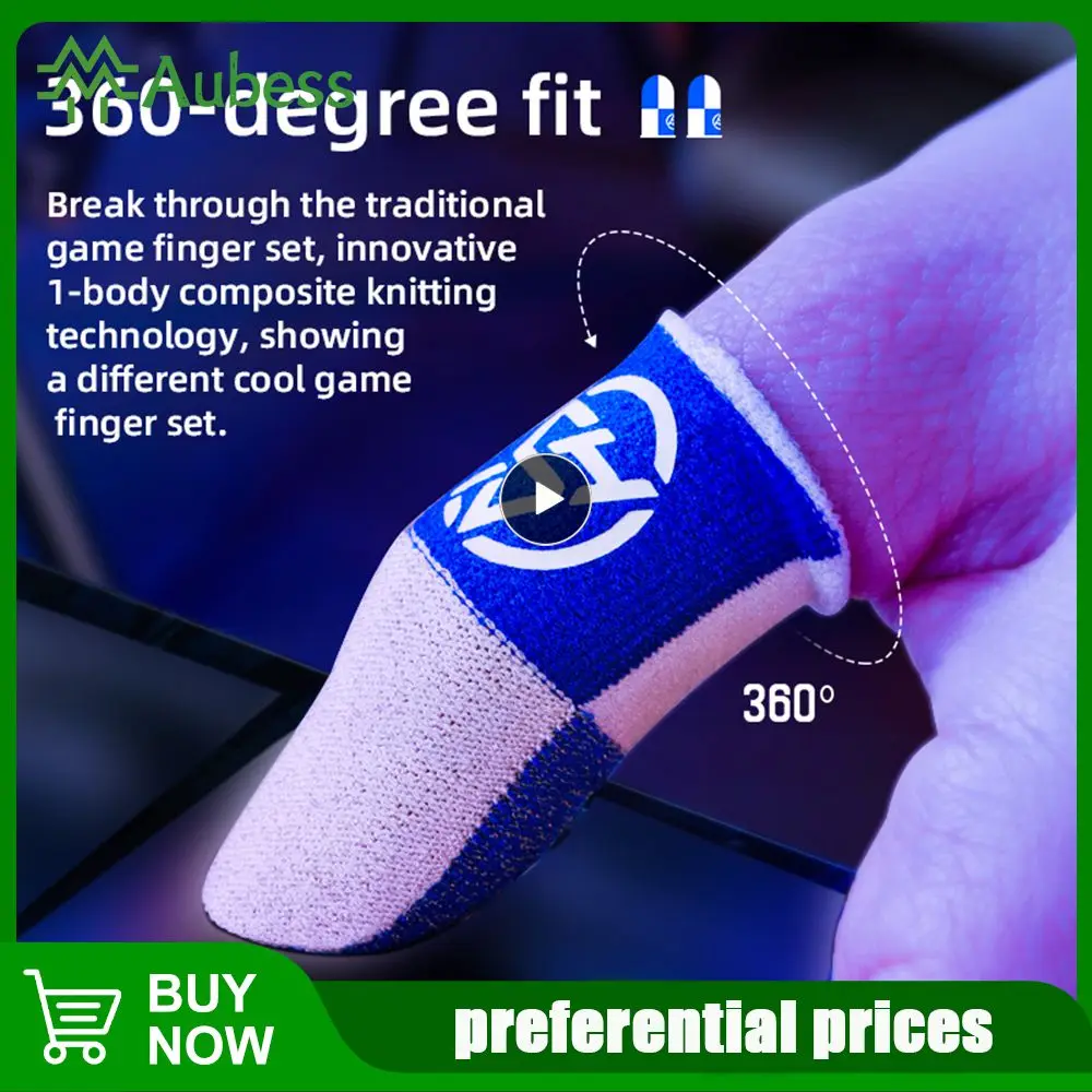 Anti-slip Finger Cots Durable Prevent Hand Sweat Improve Traction Enhance Gaming Performance Comfortable Fit