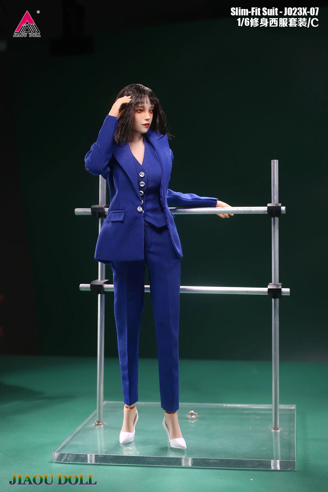 JIAOU DOLL JO23X-07 1/6 مقياس أنثى مكتب سيدة سليم المناسب دعوى مجموعة الملابس نموذج صالح 12 بوصة الجندي عمل الشكل الجسم