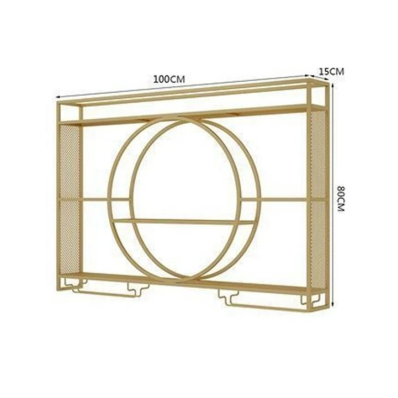 유럽 ​​빈티지 와인 캐비닛 디스플레이 미니멀리스트 심플한 디자인 와인 캐비닛 서 주방 소박한 금속 Estante 장식