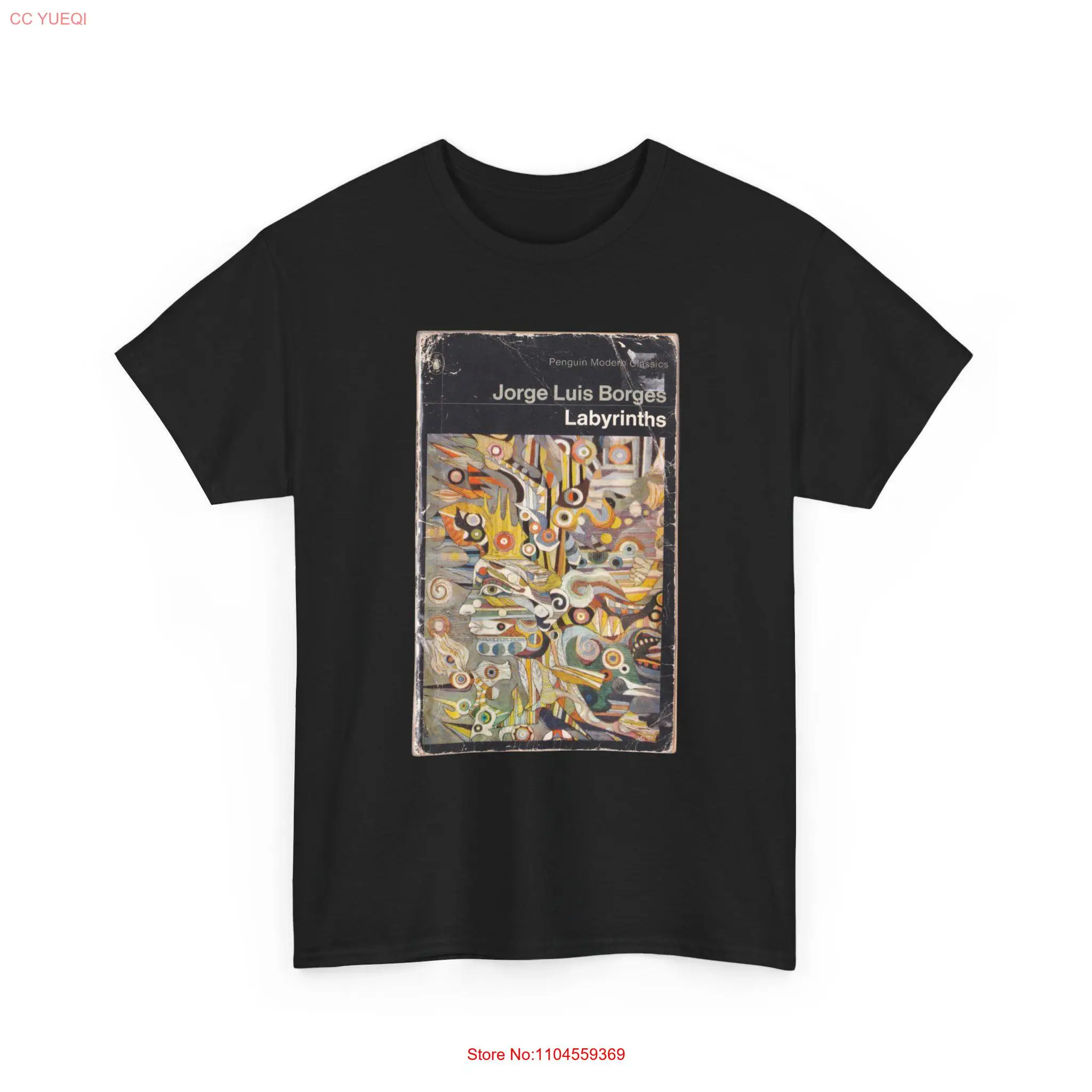 Jorge Luis Borges Labyrinths T Shirt long or short sleeves