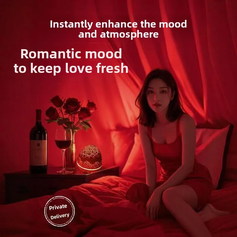 2026 Nouvelle lumière d'ambiance pour chambre à coucher, chambre de couple romantique, lumière premium, prend en charge la lecture Bluetooth, envoyer une chemise de nuit sexy gratuite