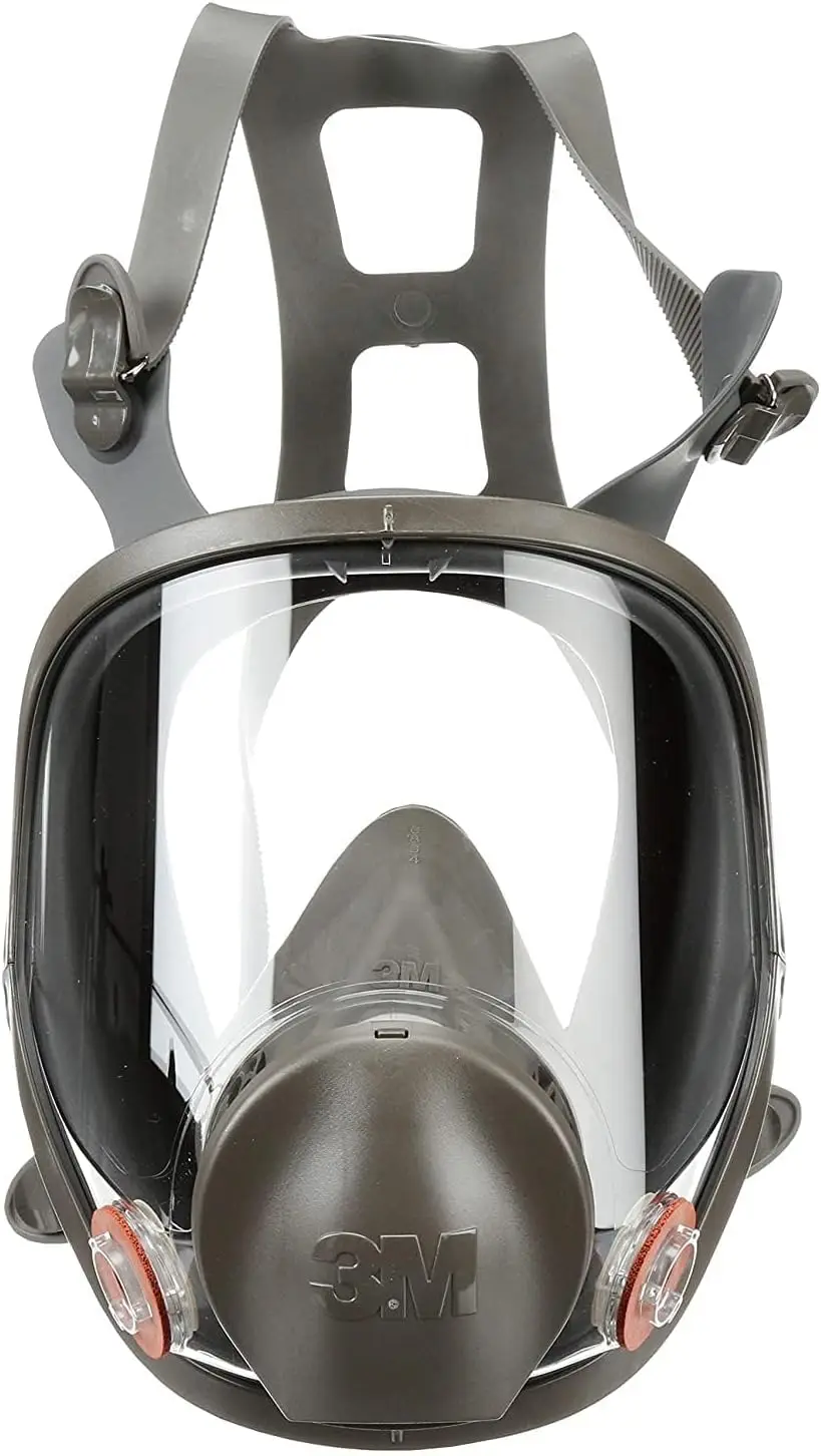 

Reusable Full Face Mask Respirator, Dark Grey Large Size for Safety Protection