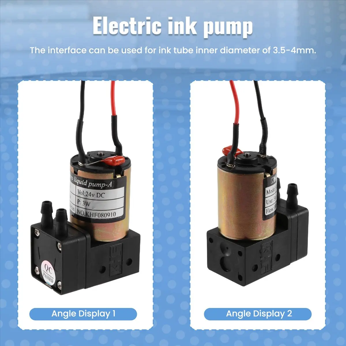 

T69C! Pressure Motor Ink Pump Indoor and Outdoor Photo Machine Suction Pump Liquid Pump 24V Diaphragm Pump