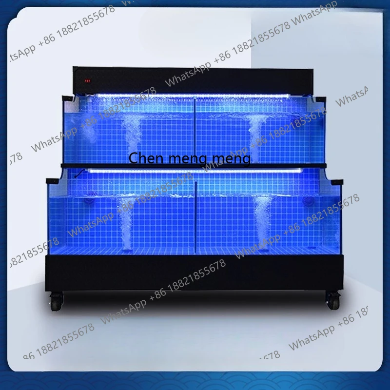 

Seafood pool Commercial refrigerator Integrated seafood fish tank Mobile seafood tank Supermarket Shellfish pool