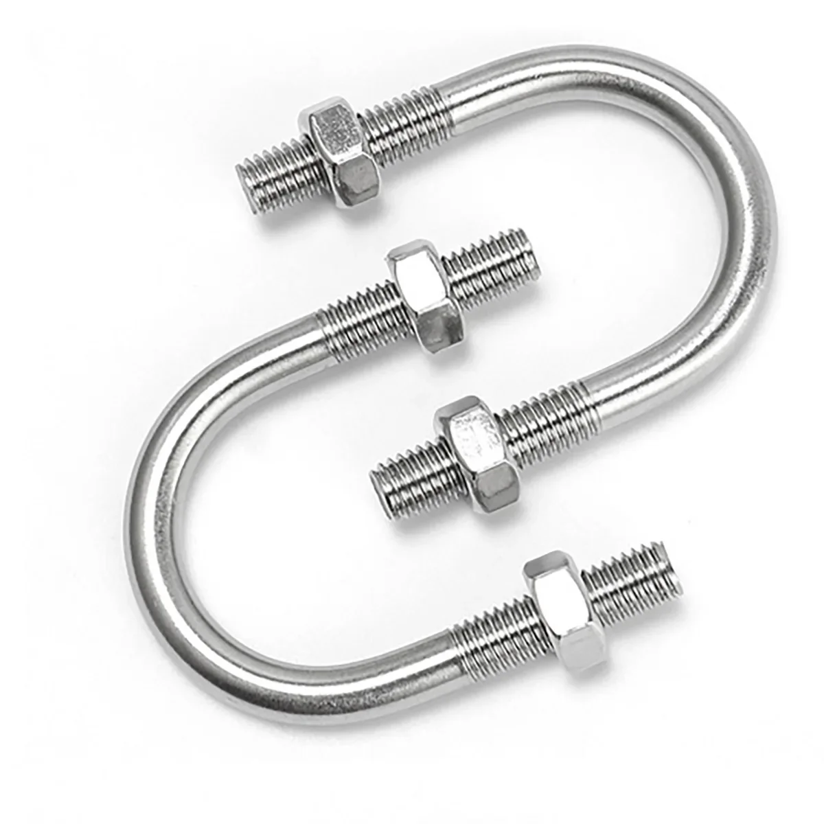 

304 Stainless Steel u-Shaped Screw Nut Combination u-Shaped Fixed Pipe Buckle M10M12M16