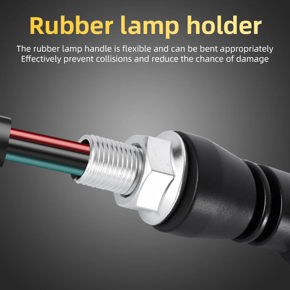 Motorcycle LED Turn Signal Light Sequential Flowing Flash Indicator Lights Arrows Amber DRL Lamp 12V 10mm For Honda For Yamaha