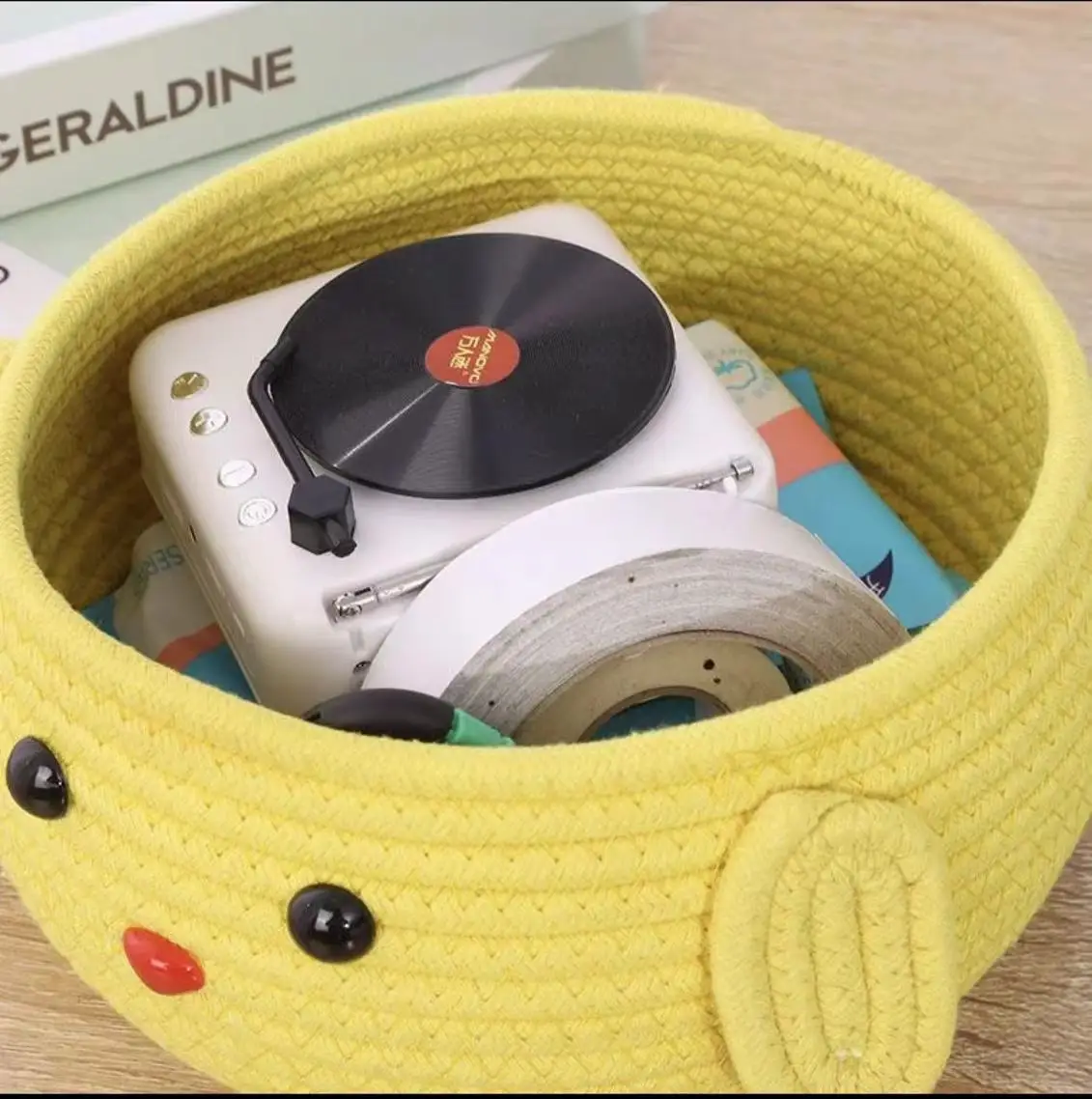 

Cartoon Creative Desktop Storage Box For Living Room Home Organization Snacks Miscellaneous Items Cosmetics Sorting Basket