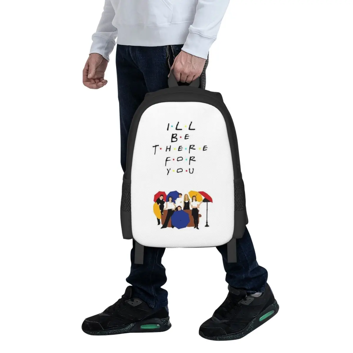 

Friend TV Show Student Backpack School Bag Hiking Travel Daypack for Men Women Fashion Bookbag Shoulder Bags
