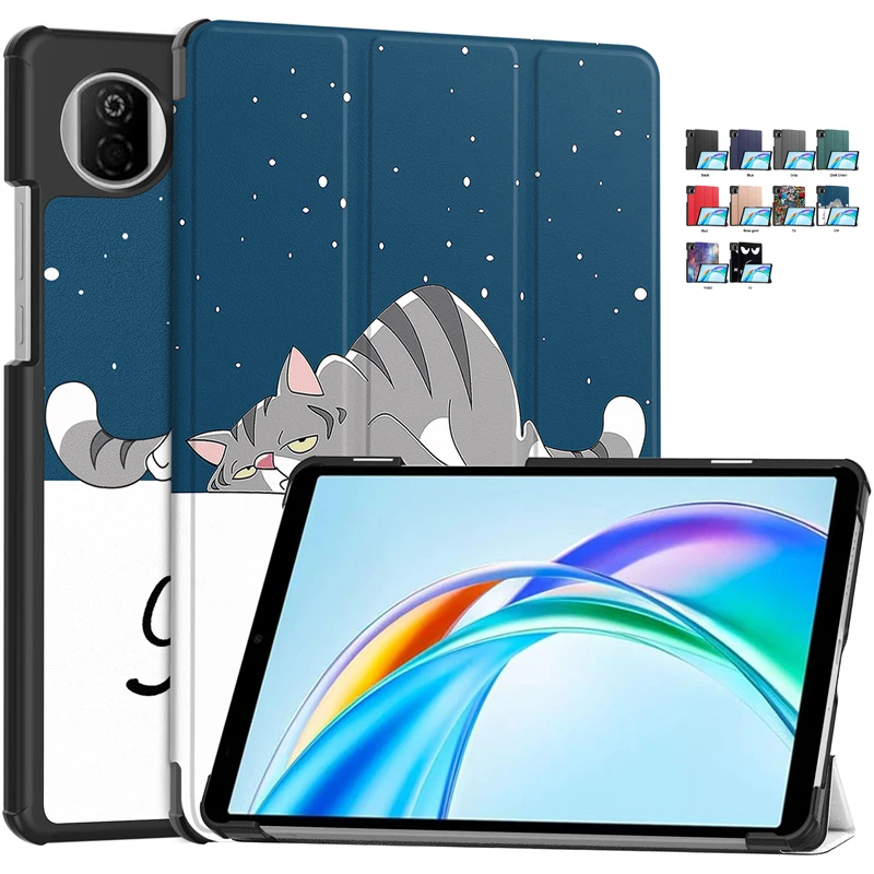 

For Honor Pad X7 Tablet Case 8.7 inch Magnetic Stand Leather Painted Cover For Honor Pad X7 2025 Case Coque Kids