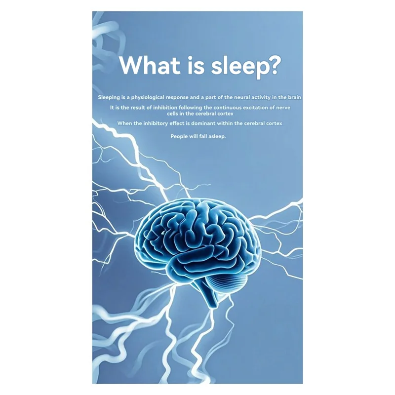A01V-Sleep Aid Strumento per il sonno portatile Strumento di assistenza alla microcorrente Dispositivo portatile intelligente per calcare il sonno