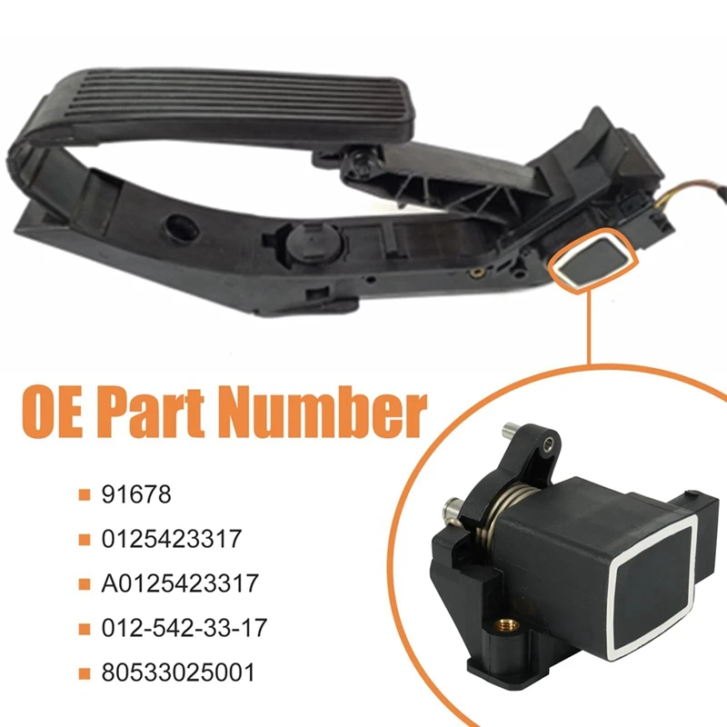 Gas Pedal Position Sensor 0125423317 For Mercedes-Benz C230 CLK320 CL K430 CLK55 E320 E55 G500 G55 ML320 ML350