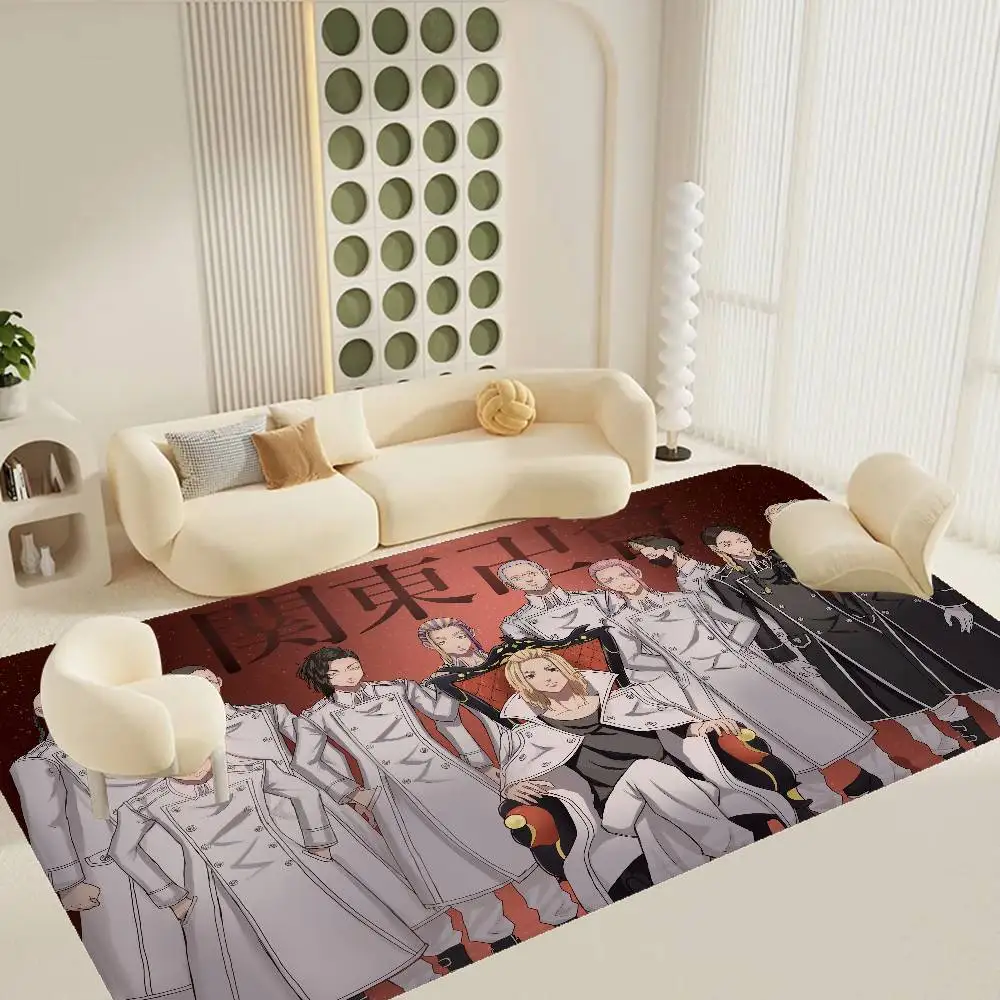 T-Tokyo Revengers Room Mats Nordic Style Home Doormat Bathroom-Toilet Mats Bedroom Hotel Decor Mat