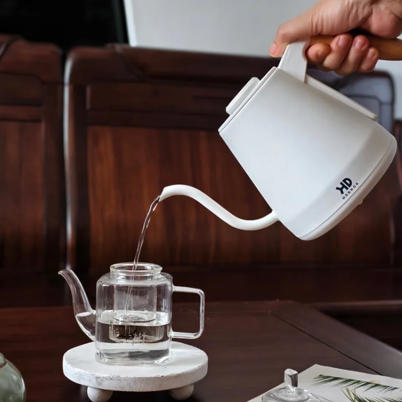 Electric Gooseneck Kettle 1500W Hand Brew Coffee Pot with Temperature Control 800ml Smart Teapot Water Jug 220V for Coffee Lover