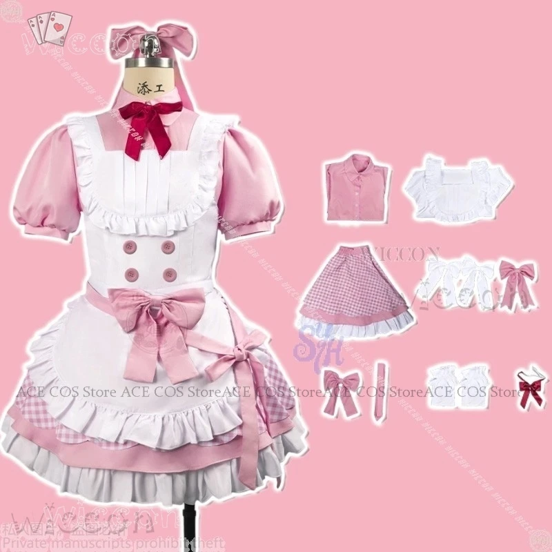 Disfraz disfraces de Halloween de la diosa de la victoria: NIKKE Anime juego Cosplay corteza Kawaii Loli Chef uniforme mujer