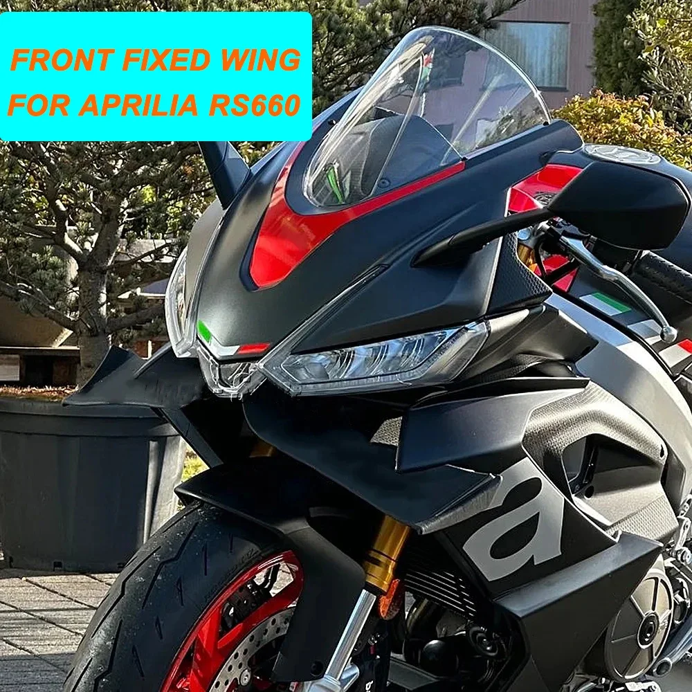 New Motorcycles Accessories Carbon fiber Fairing Winglet Aerodynamic Wing Kit Spoilers For Aprilia RS660 RS 660 rs660